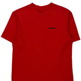 Responsibili-Tee Patagonia Graphic T-Shirt - Small Red Cotton