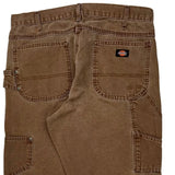 Dickies Carpenter Pants - 36W 33L Brown Cotton