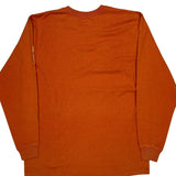 Carhartt Long Sleeve T-Shirt - Large Orange Cotton