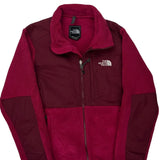The North Face Fleece Jacket - Medium Burgundy Polyester