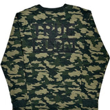 Spellout True Religion Camo Long Sleeve T-Shirt - Large Camo Cotton