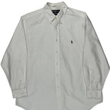 Ralph Lauren Shirt - Large White Cotton