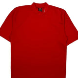 Nike T-Shirt - Medium Red Polyester