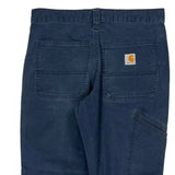 Carhartt Carpenter Trousers - 31W 30L Blue Cotton