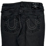 True Religion Skinny Jeans - 28W UK 6 Black Cotton Blend