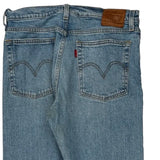 501 Levis Cropped Jeans - 30W US 6 Light Wash Denim