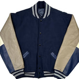 Athletech Varsity Jacket - Large Navy Wool