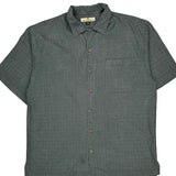 Tommy Bahama Hawaiian Shirt - Medium Gray Silk