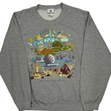 Discover The Magic Disney Graphic Sweatshirt - XL Grey Cotton Blend