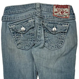 True Religion Skinny Jeans - 26W UK 4 Light Wash Cotton Blend