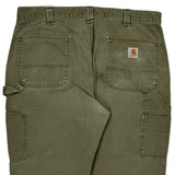 Carhartt Carpenter Pants - 36W 31L Green Cotton