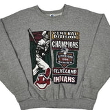 Cleveland Indians Starter Graphic Sweatshirt - Large Grey Cotton