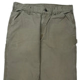 Carhartt Carpenter Trousers - 34W 31L Khaki Cotton