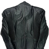 Protech Motorcycle Leather Jacket - Medium Black Leather
