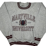 Maryville University Gear College Sweatshirt - Medium Grey Cotton
