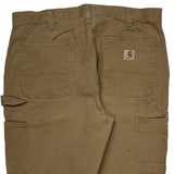 Carhartt Carpenter Pants - No Sizew 34L Brown Cotton
