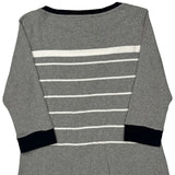 Tommy Hilfiger Striped Sweater - Large Navy Cotton