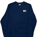 The North Face Sweatshirt - Large Blue Cotton
