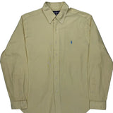 Ralph Lauren Shirt - Large Yellow Cotton