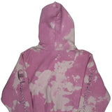 Reverse Weave Champion Tie-Dye Hoodie - Medium Pink Cotton Blend
