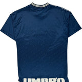 Umbro Football Shirt - Small Blue Polyester