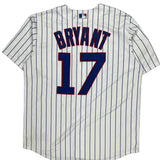 Chicago Cubs Majestic Mlb Jersey - Large Blue Polyester