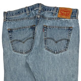 501 Levis Jeans - 36W 26L Light Wash Cotton