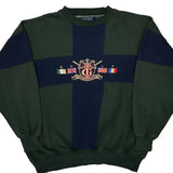 Golf Crable Graphic Sweatshirt - Large Green Polyester Blend