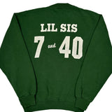 Made In USA Russell Athletic College Sweatshirt - Medium Green Cotton