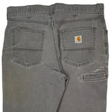 Carhartt Carpenter Trousers - 35W 32L Grey Cotton Blend
