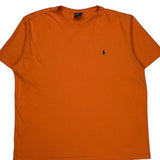 Polo By Ralph Lauren T-Shirt - 2XL Orange Cotton