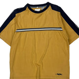 Point Zero Striped T-Shirt - Medium Navy Cotton