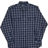 Whitfield Polo By Ralph Lauren Checked Shirt - Medium Blue Cotton