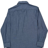 Tommy Hilfiger Slim Fit Shirt - Large Blue Cotton