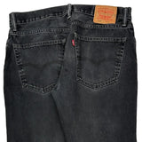 Levis 505 Jeans - 34W 32L Black Cotton