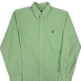 Ralph Lauren Checked Shirt - Medium Green Cotton