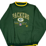 Green Bay Packers N.F.L. Pro Line Football Sweatshirt - 2XL Yellow Cotton