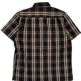 Dickies Checked Short Sleeve Shirt - Large Multicoloured Cotton