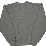 Russell Athletic College Sweatshirt - Small Gray Cotton Blend