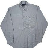 Marlowe Ralph Lauren Striped Shirt - XL Blue Cotton