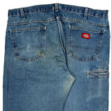 Dickies Double Knee Carpenter Jeans - 38W 31L Blue Cotton