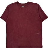 Carhartt T-Shirt - XL Burgundy Cotton