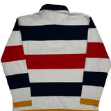 Polo By Ralph Lauren Striped Long Sleeve Polo Shirt - 2XL Multicoloured Cotton