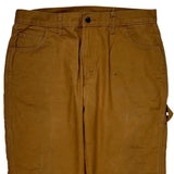 Dickies Carpenter Pants - 36W 30L Brown Cotton