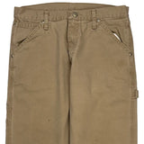 Wrangler Carpenter Trousers - 32W 31L Beige Cotton Blend