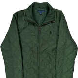 Ralph Lauren Quilted Jacket - Large Green Polyester