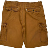 Levis Cargo Shorts - 36W 11L Brown Cotton