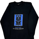 Fruit Of The Loom Single Stitch Long Sleeve T-Shirt - Large Black Cotton