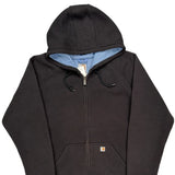 Carhartt Hoodie - XL Black Cotton Blend