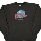 Made In USA Hanes Cancun Sweatshirt - XL Black Cotton Blend